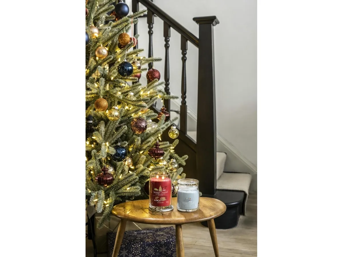 Yankee Candle North Pole Hideaway, Rund, Lyse Blå, 50 t, 1 stk