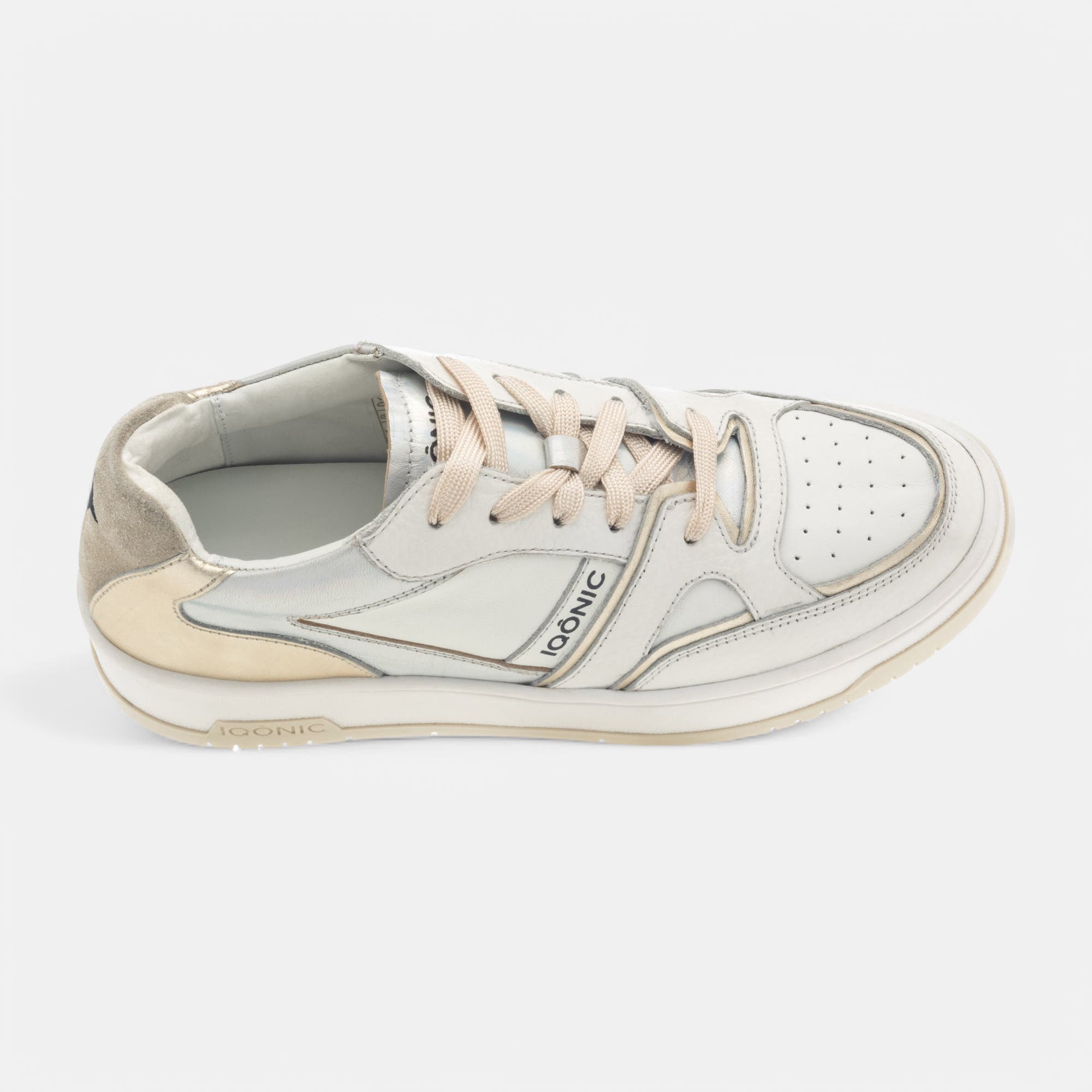 Baskets basses Femme en cuir blanc