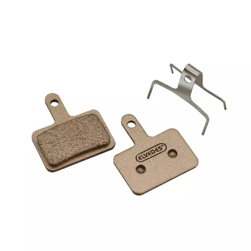 ELVEDES Paire de plaquettes de frein métaliques Shimano BR-M375, M415-M495, M515, M5