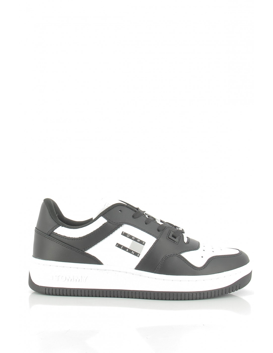 tommy hilfiger Baskets de ville homme tommy jeans basket noir/blanc