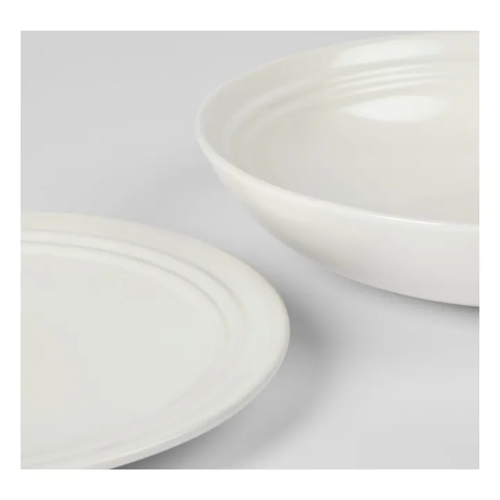 Broste Copenhagen Assiette en grès Stevns | Blanc