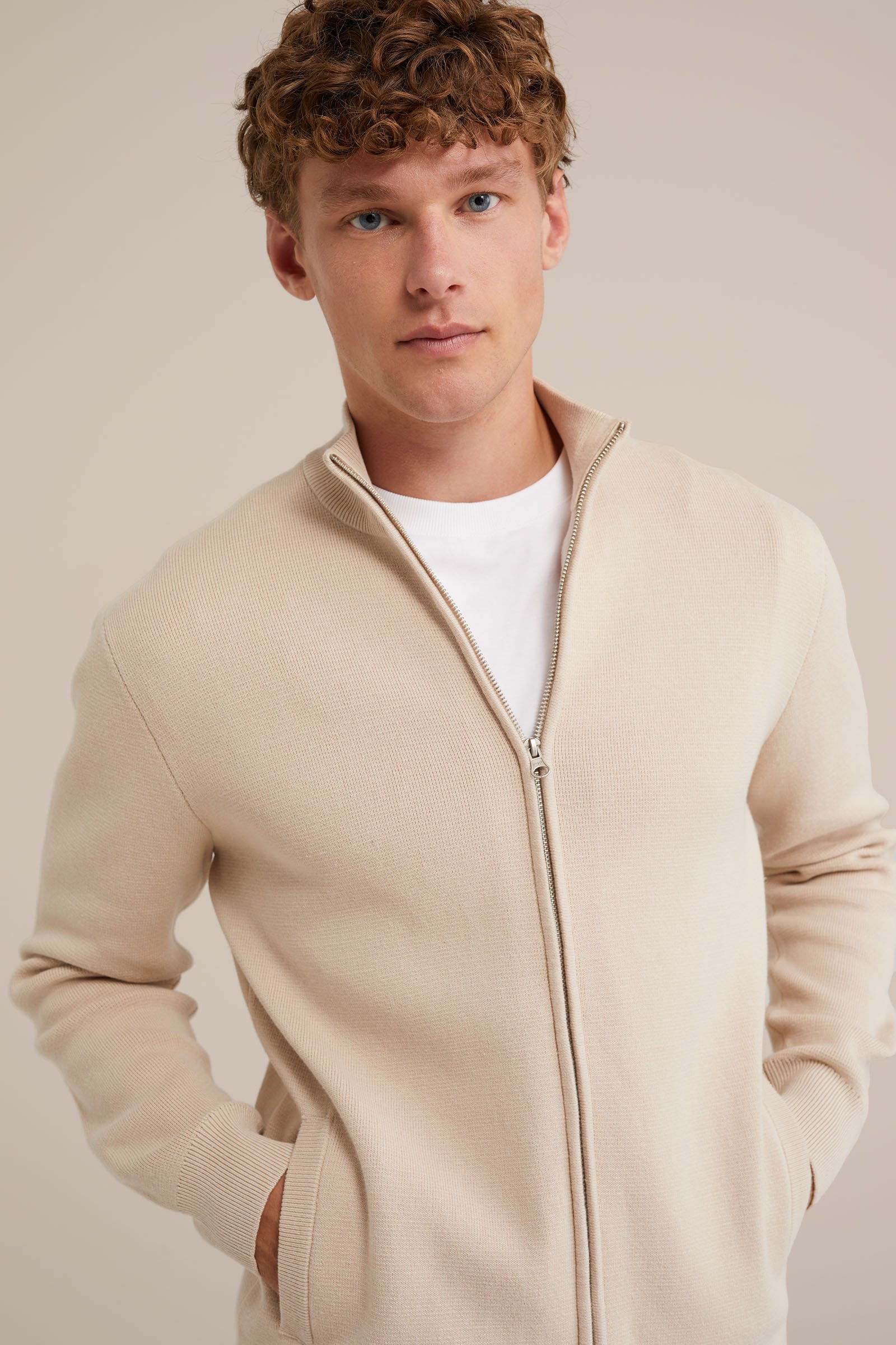 vest WE Fashion Beige