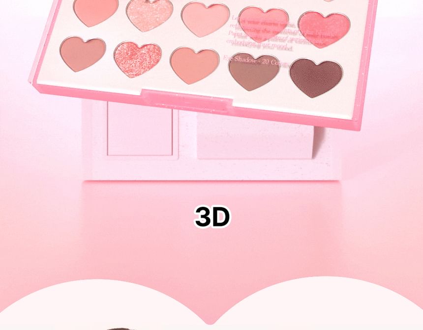 dasique - Mood Shadow Palette Sweet Heart Collection - 2 Types