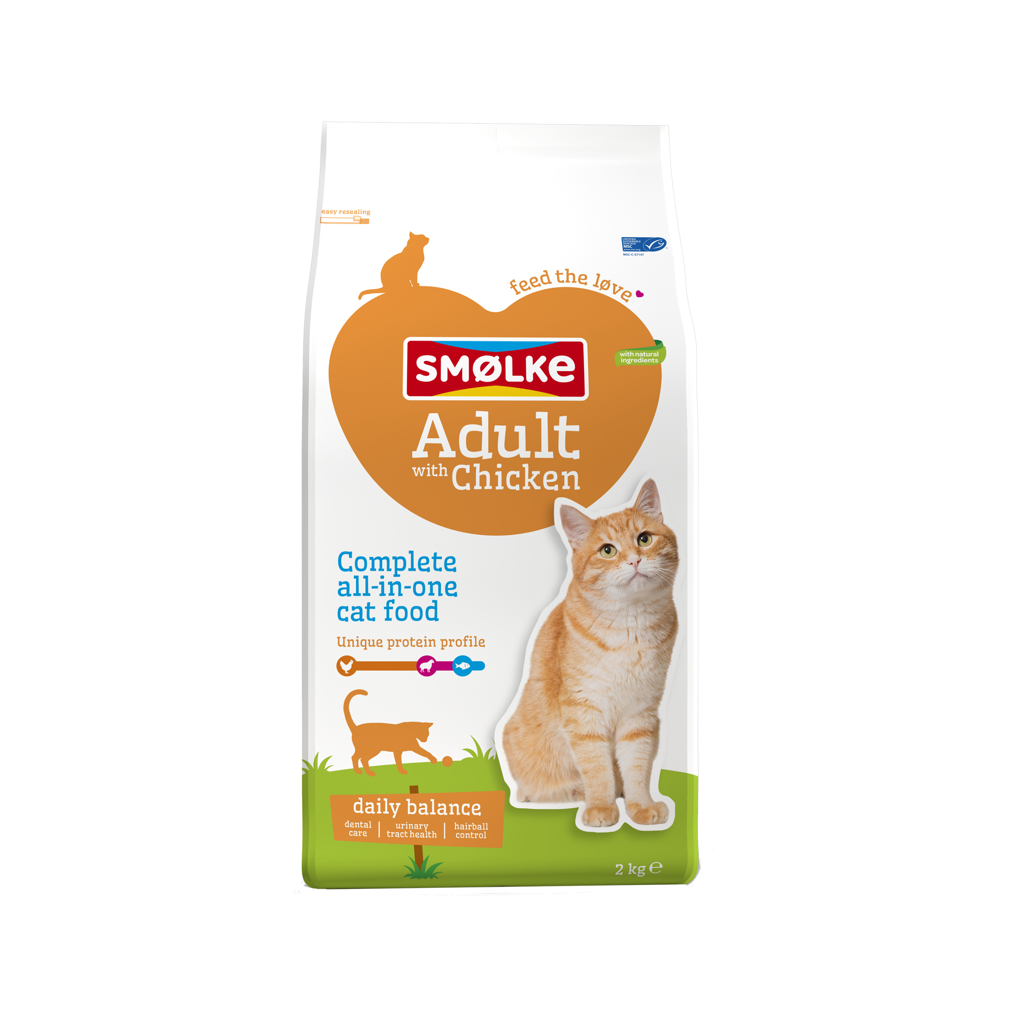 Smølke Kat Adult Kip & Rijst