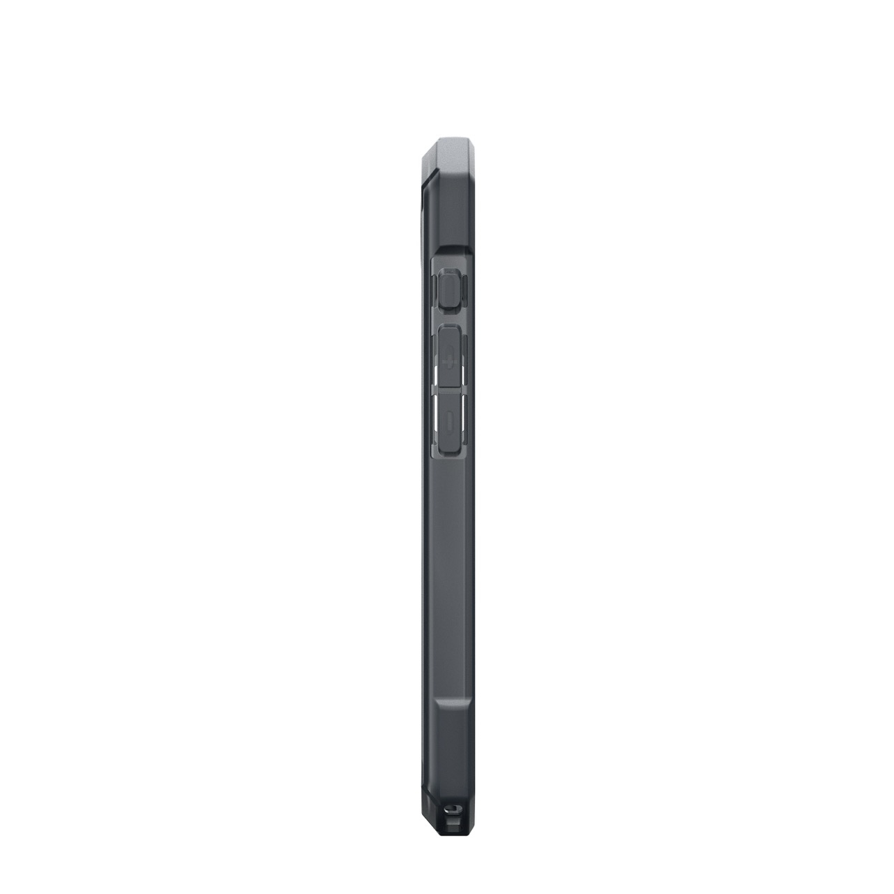 iPhone 16e MagSafe Schutzhülle Essential Armor (114496113131) - Ash (Schwarz / Transparent)