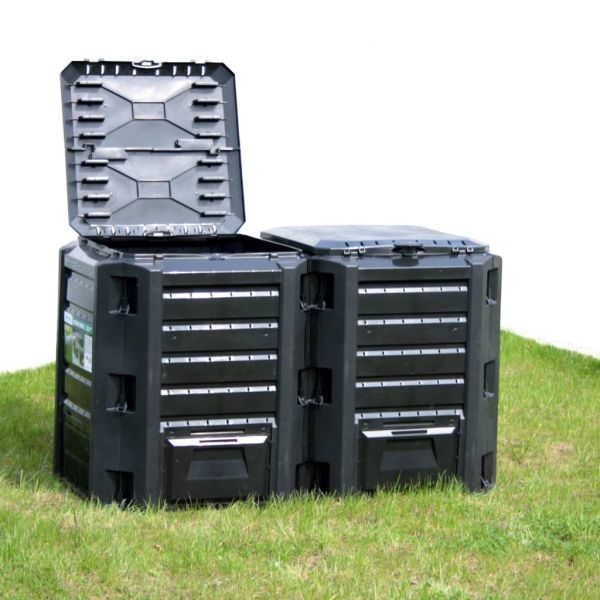 Caixote de Compostagem para Jardim 1600 L