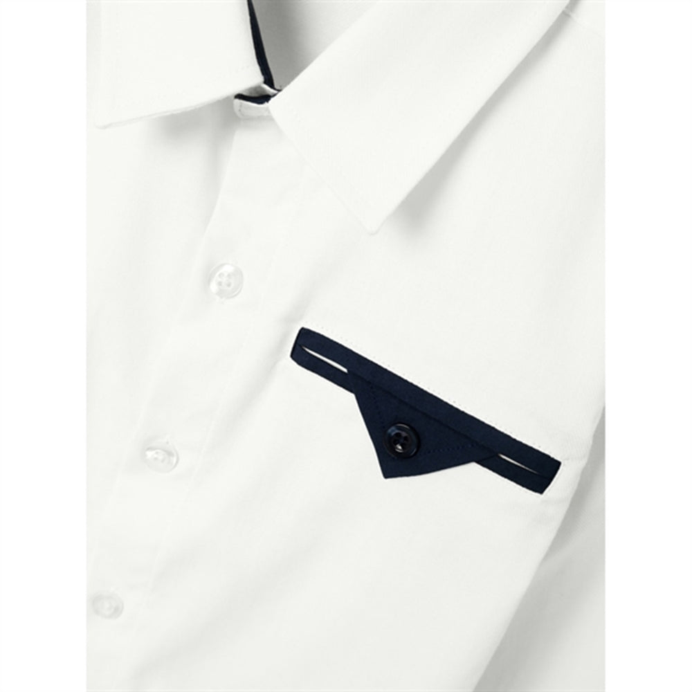 Bright White Rinal Skjorte - Name It → Luksusbaby.dk