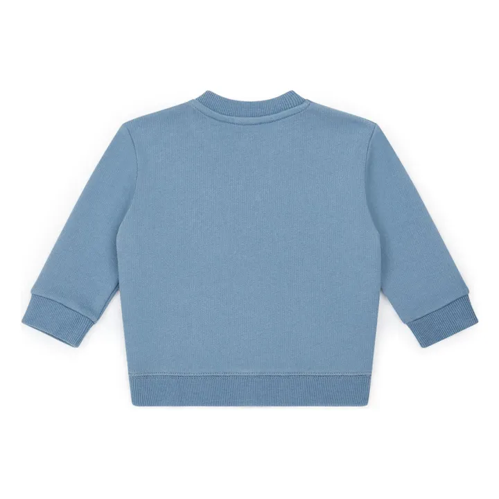 Bonton Sweat Smily Coton Bio | Bleu
