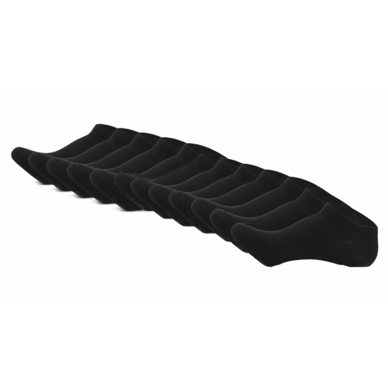 Garcia Pescara 6 Paar Sneaker Socken in schwarz aus Baumwolle Füßlinge, Größe 40-46, schwarz