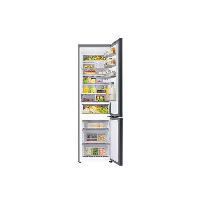Samsung Kühl-Gefrierkombination Bespoke RL38C7B5BB1/EG Black Steel