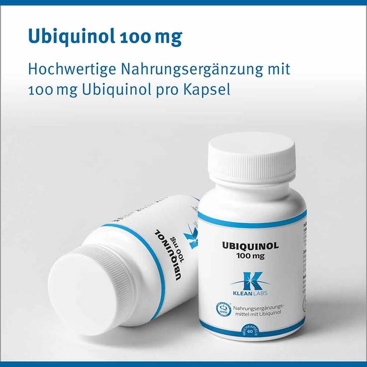 Ubiquinol Coenzym Q10 reduziert 100 mg Kapseln, 60 St
