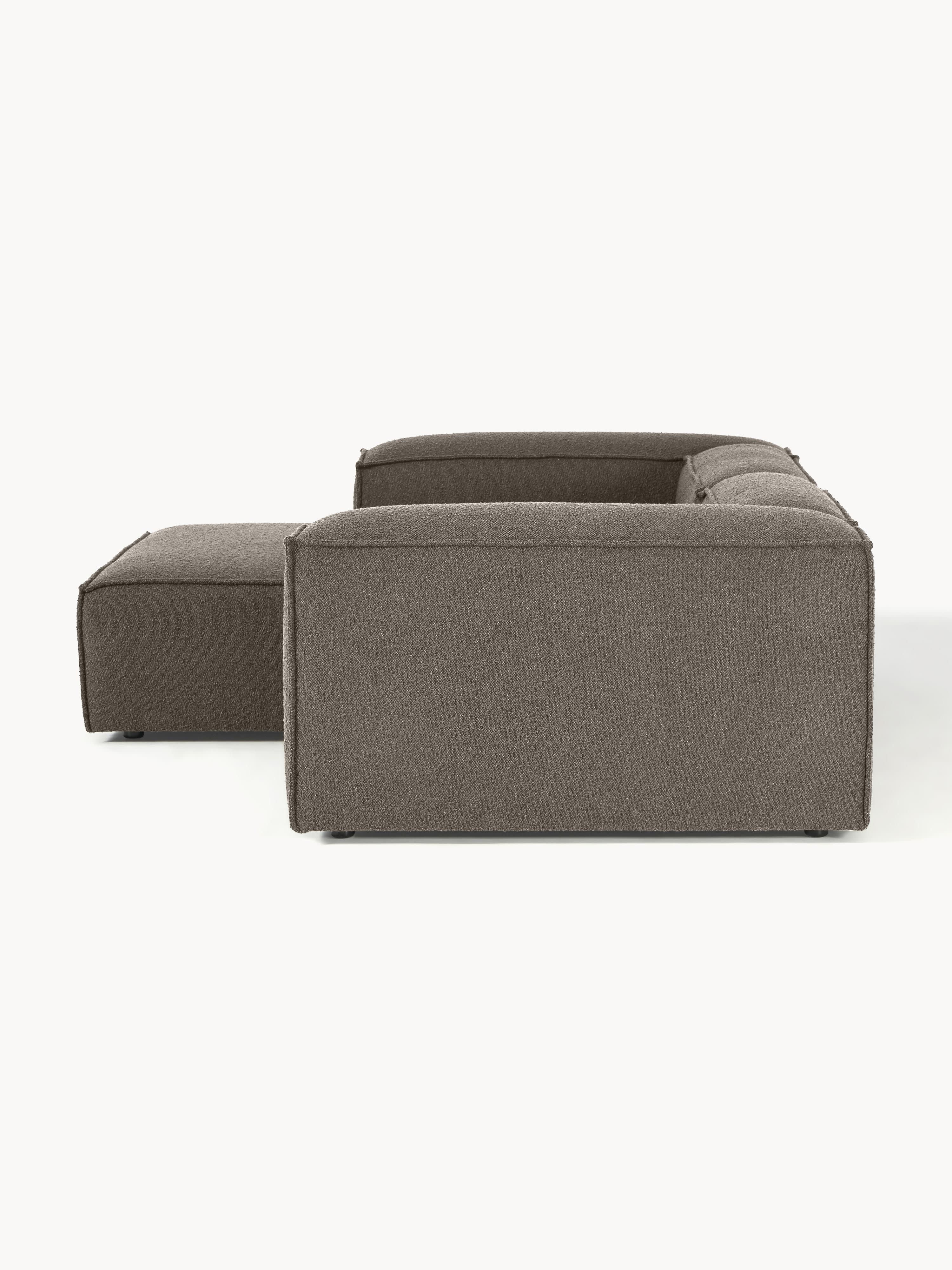 Bouclé modulaire hoekbank Lennon (2-zits)