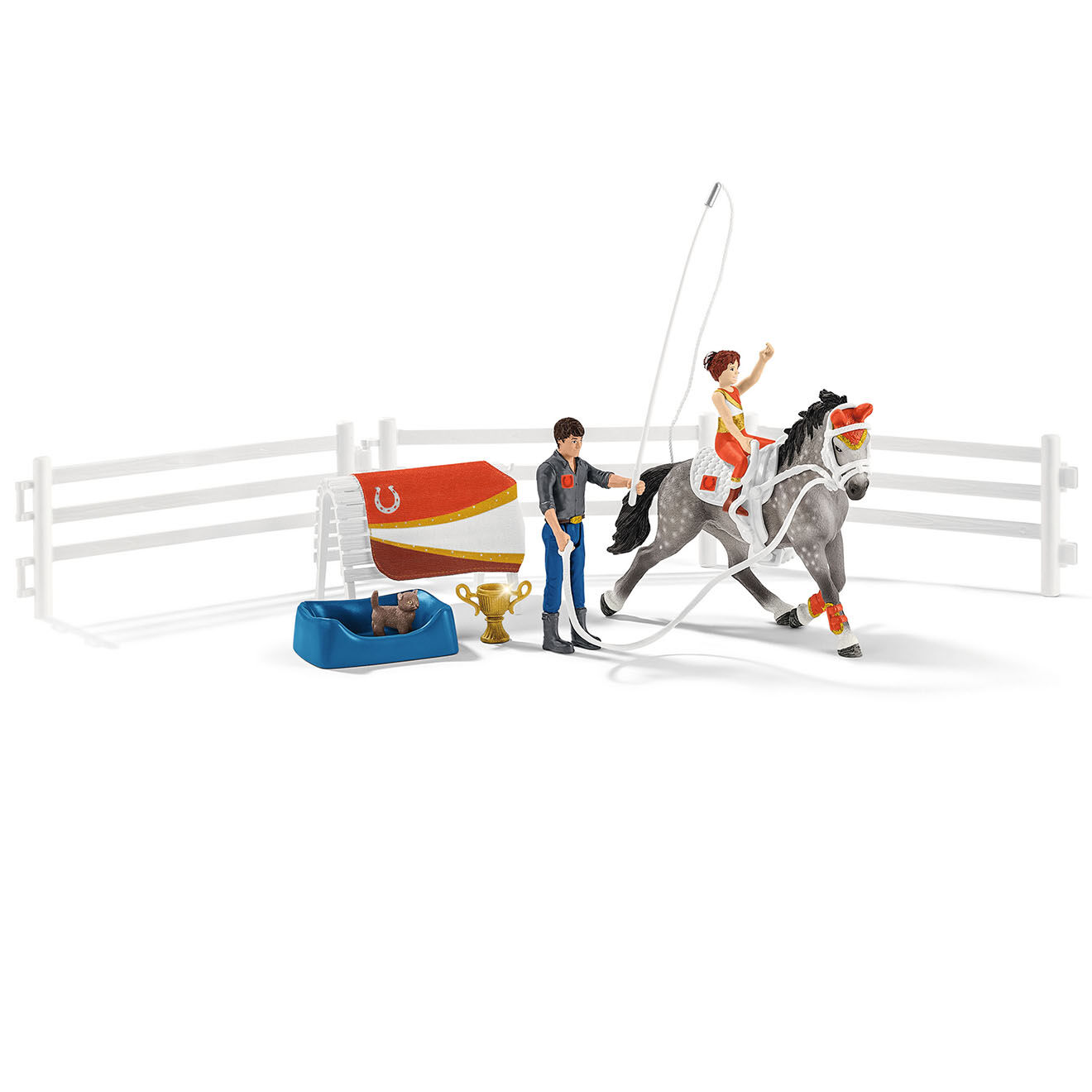 Schleich Entrainement à la voltige multicolore