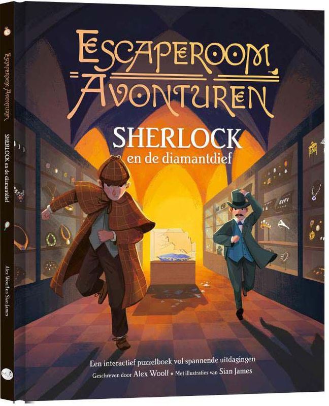 Escape Room Avonturen - Sherlock en de Diamantdief - Puzzelboek - 8+