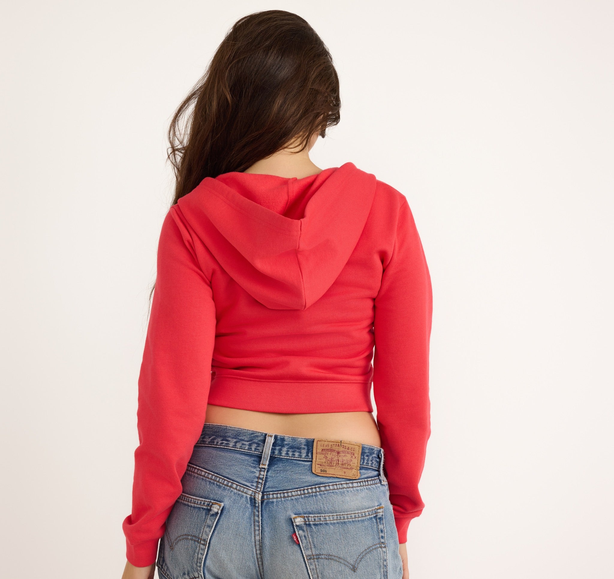 ORGANIC COTTON<br>Weekend Crop Zip Hoodie