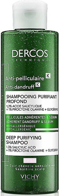 Vichy - Dercos Nutrients Detox - Shampoo - 250ml - Voor Vette Hoofdhuid