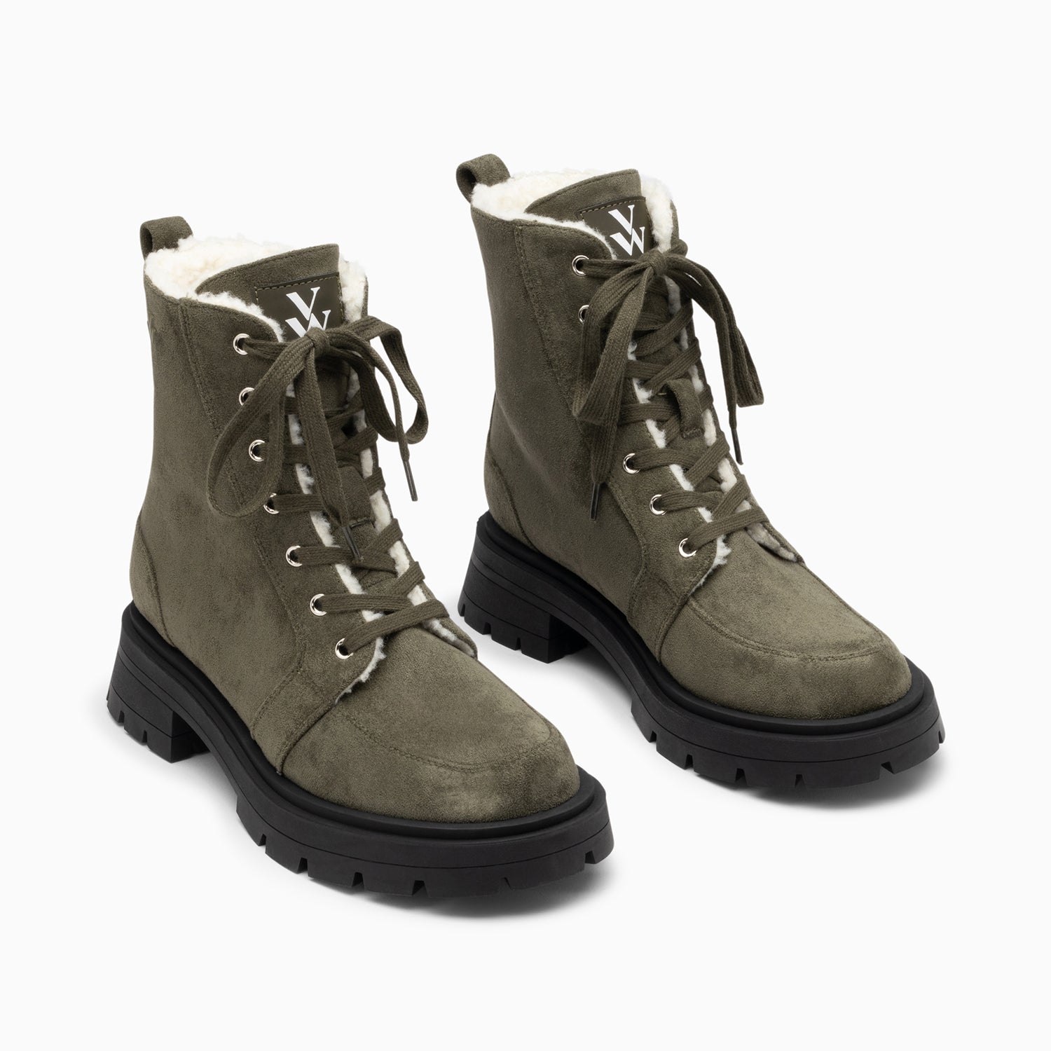 Bottines-Bottines rangers Sally kaki