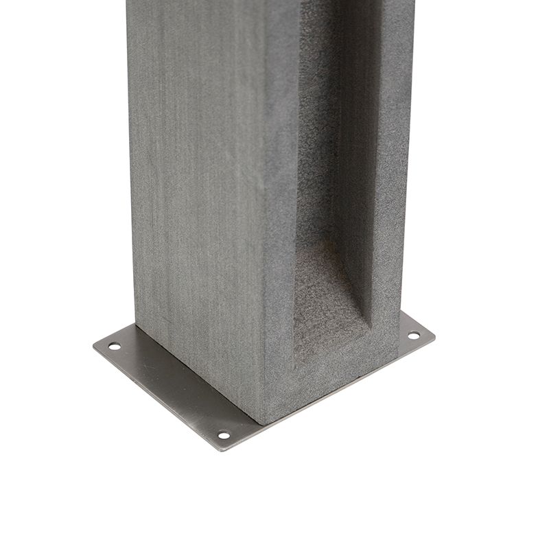 Moderne staande buitenlamp bazalt 70 cm - Sneezy