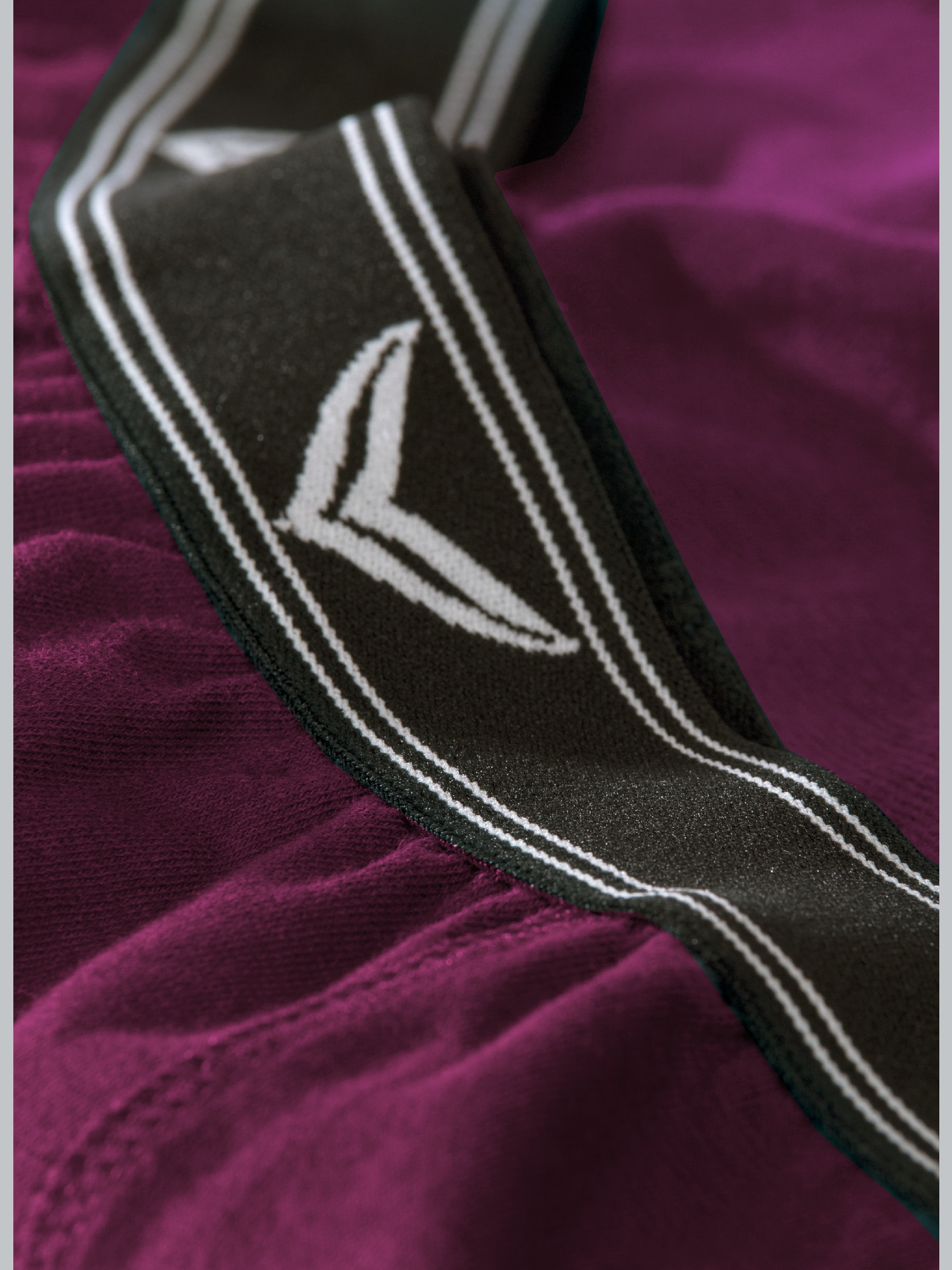 Pants aus Baumwolle/Elastan Sangria