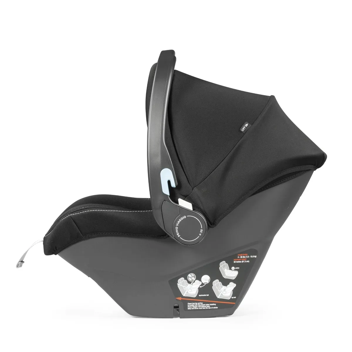 Peg Perego Siège d'Auto Primo Viaggio 4-35lb - Onyx