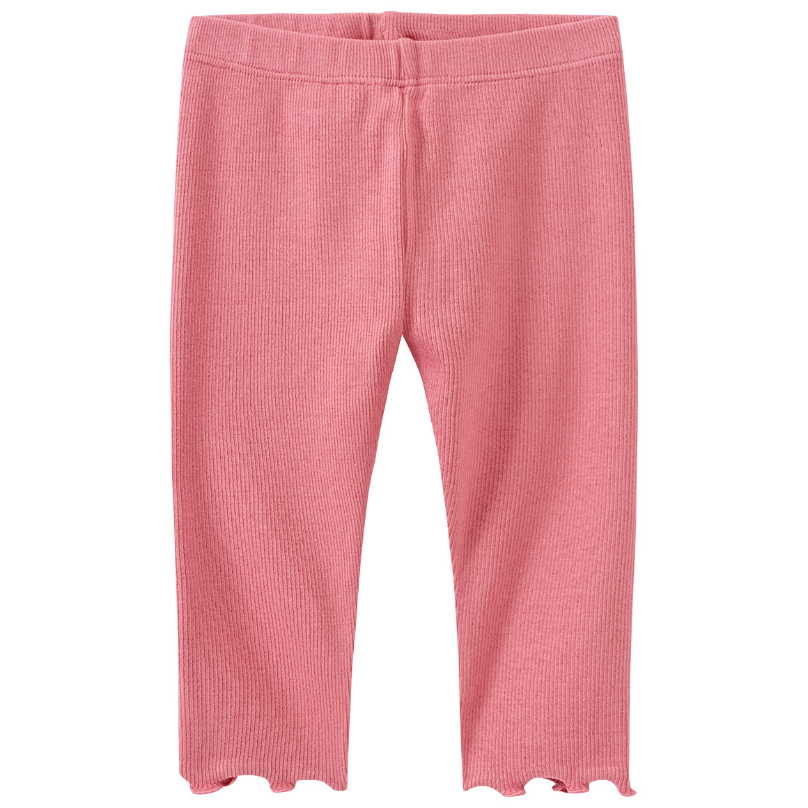 Topomini 2 Newborn Leggings mit Rippstruktur creme / altrosa