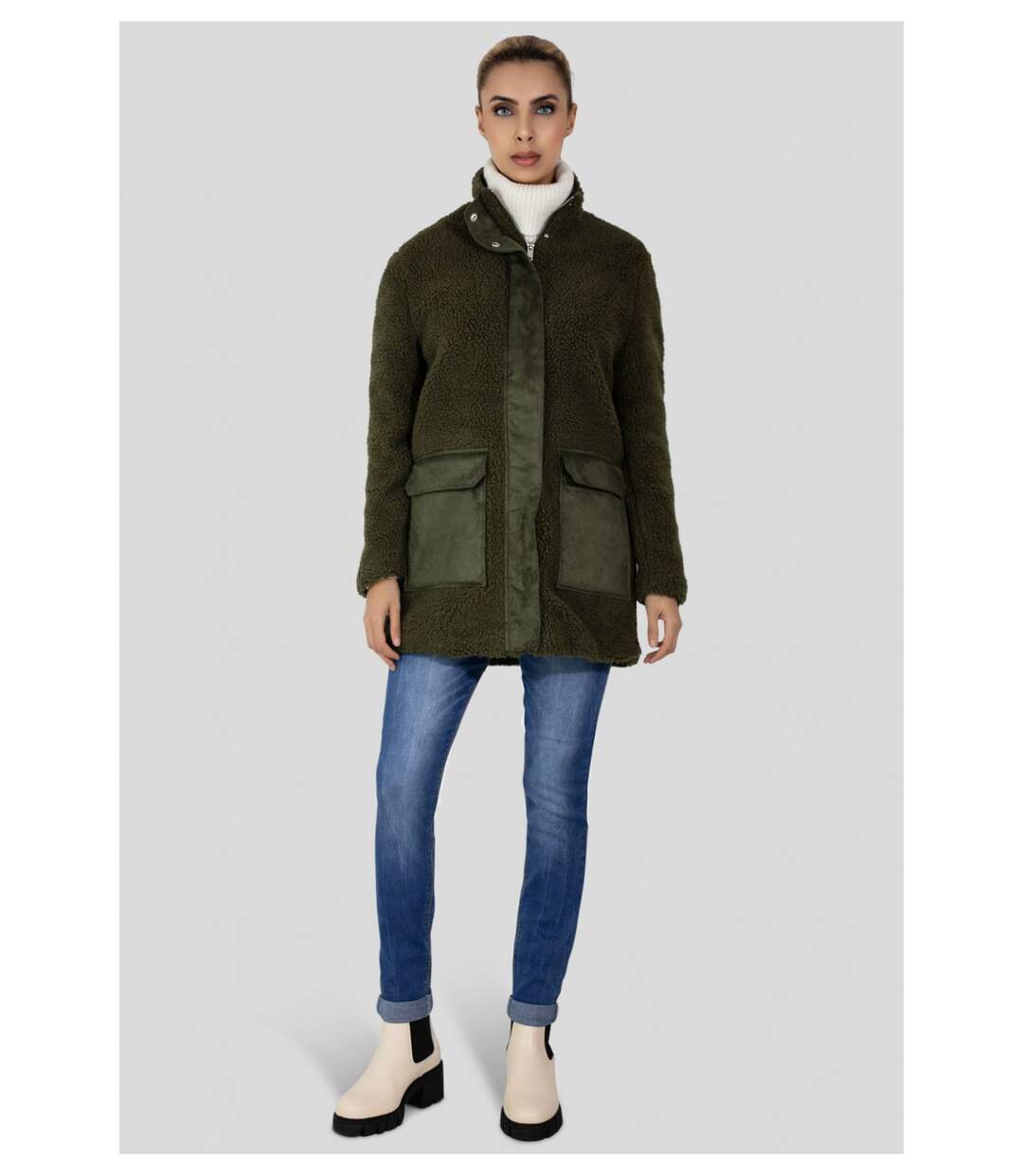 Manteau molletonné