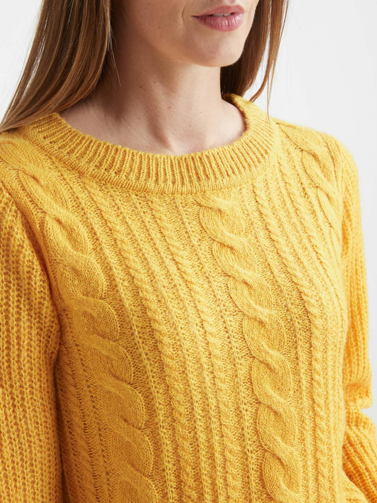 Pull  torsadé forme loose