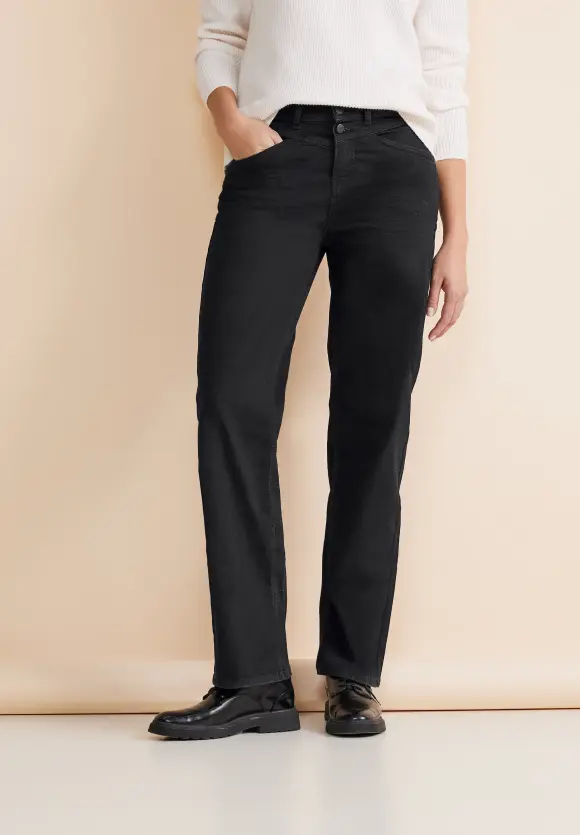 Casual Fit Jeans - black soft washed