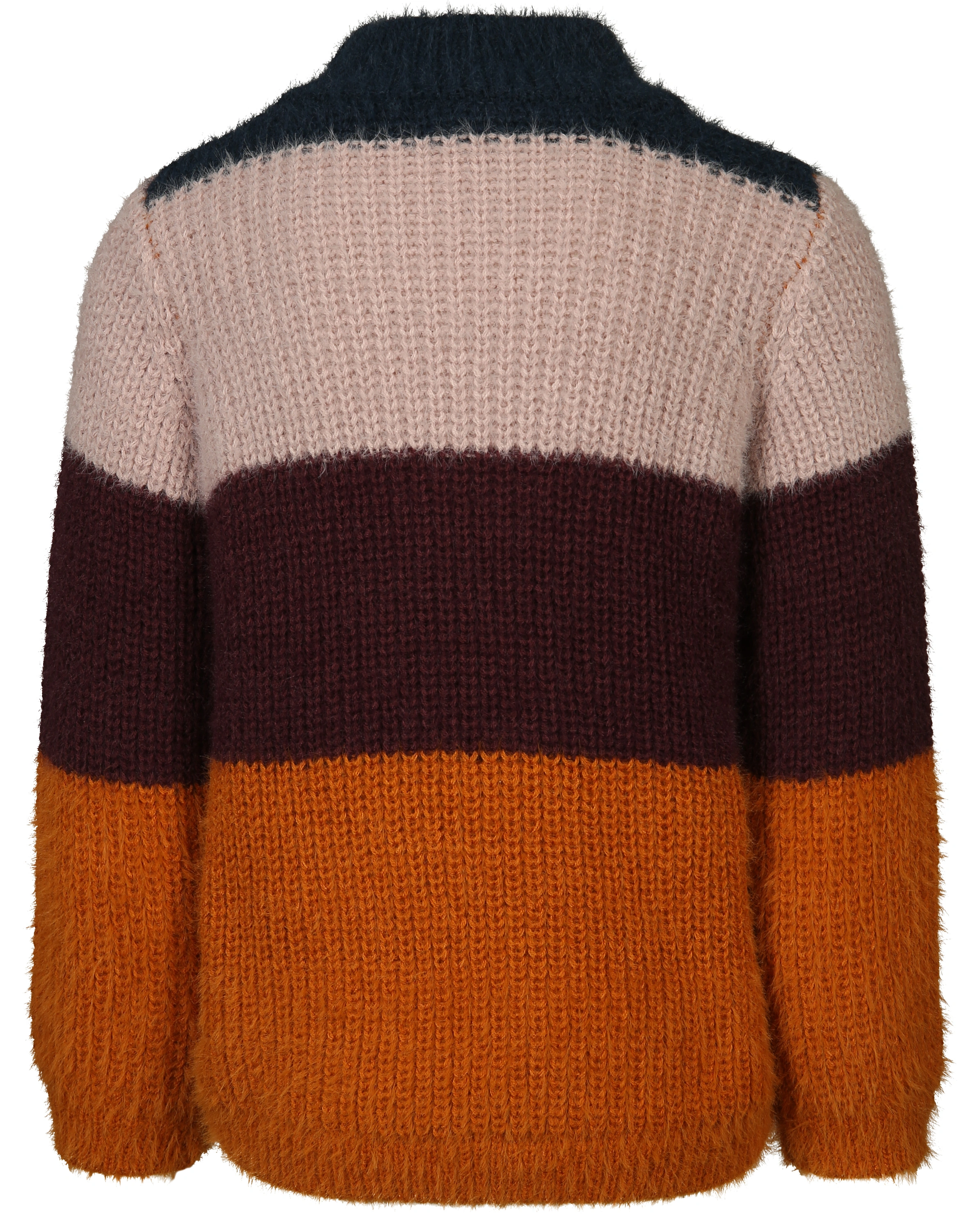 Strick-Pullover MULTI mit Rollkragen in violet ice
