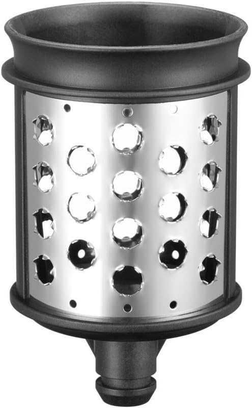 Kitchenaid KSMVSA+KSMEMVSC Gemüseschneider Set, Edelstahl, Silber, Weiß, 7- teilig