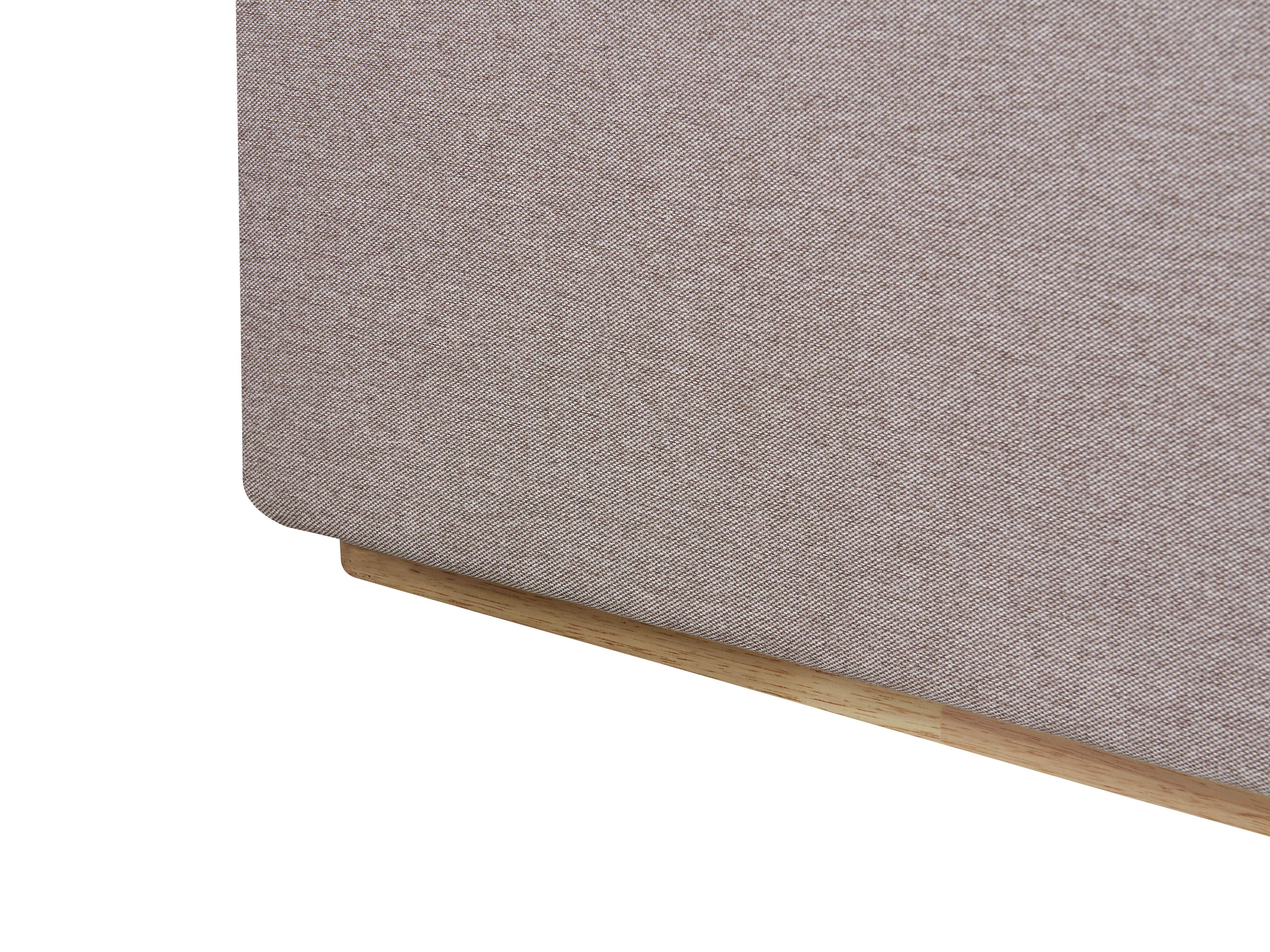 Bed met opbergruimte Stof MONESTIER 180 x 200 cm Taupe