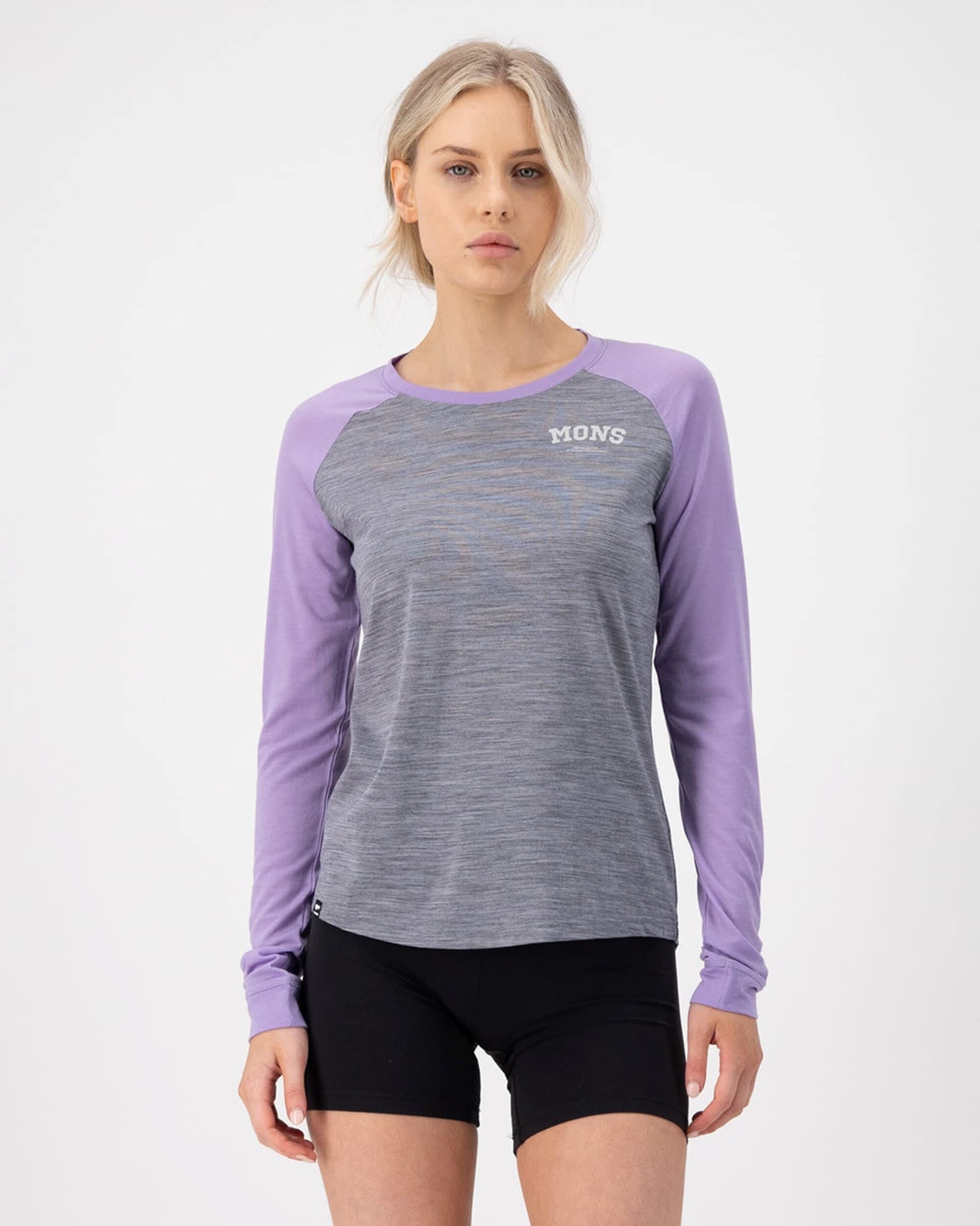 Mons Royale Icon Raglan LS, Dame<br>Perfekt hele året!