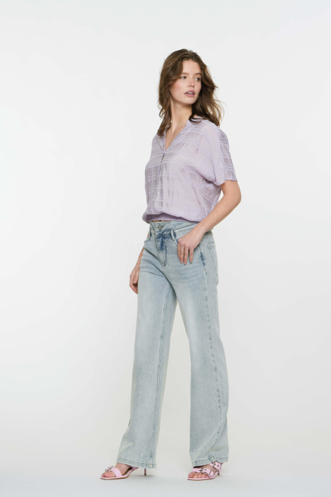 Geisha blauwe dames jeans