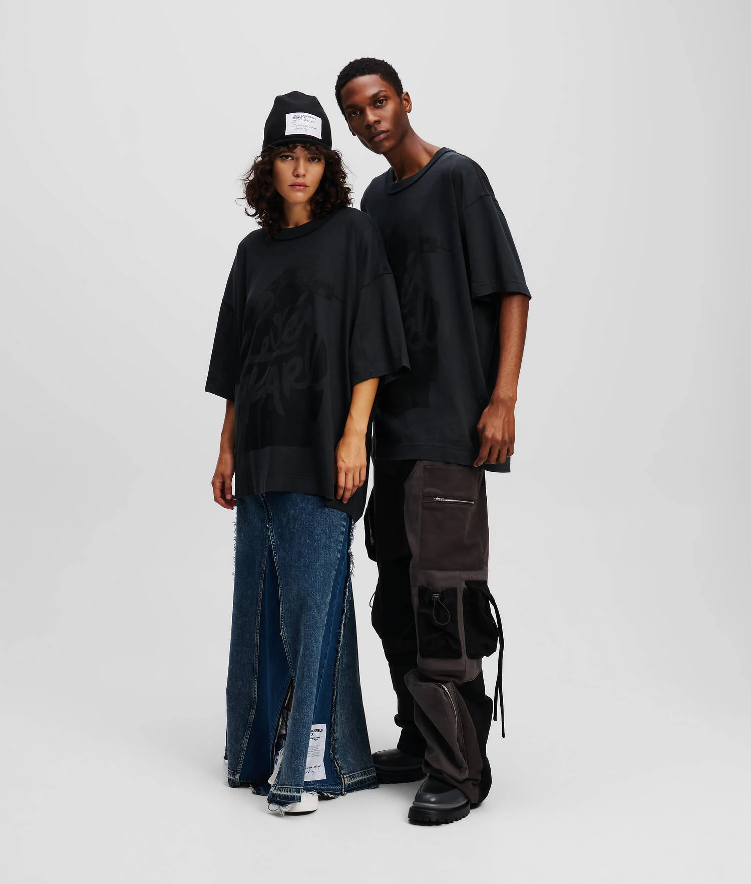 T-SHIRT KLJ X ATELIER RESERVÉ - Noir lavé