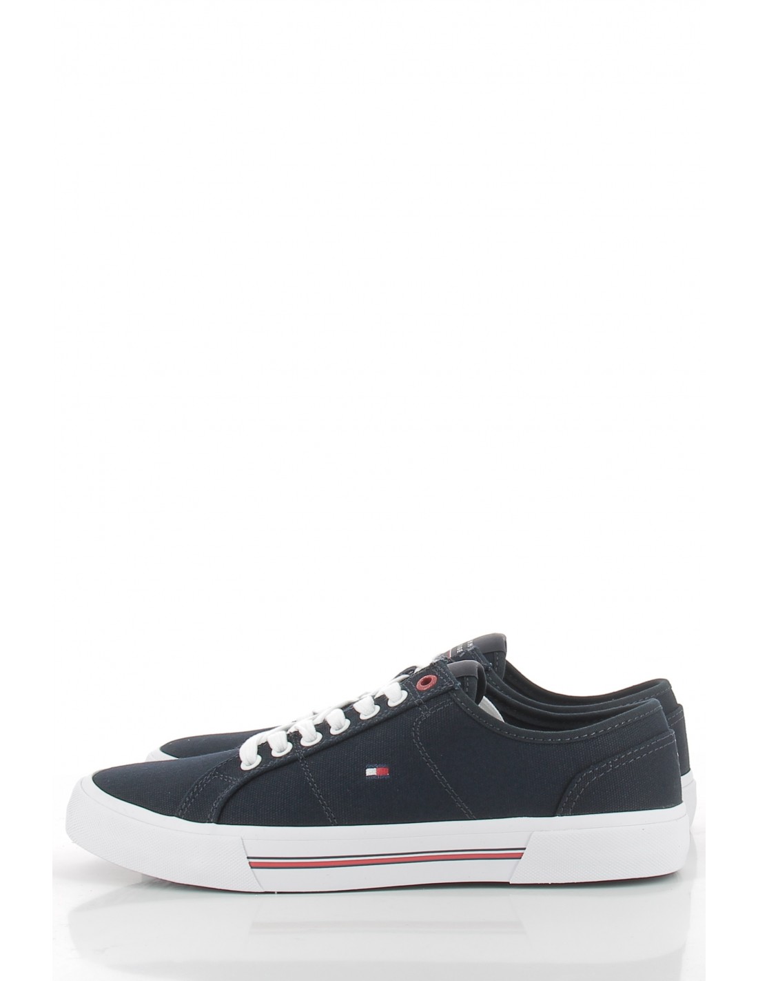 tommy hilfiger baskets de ville homme core corporate vulc bleu marine