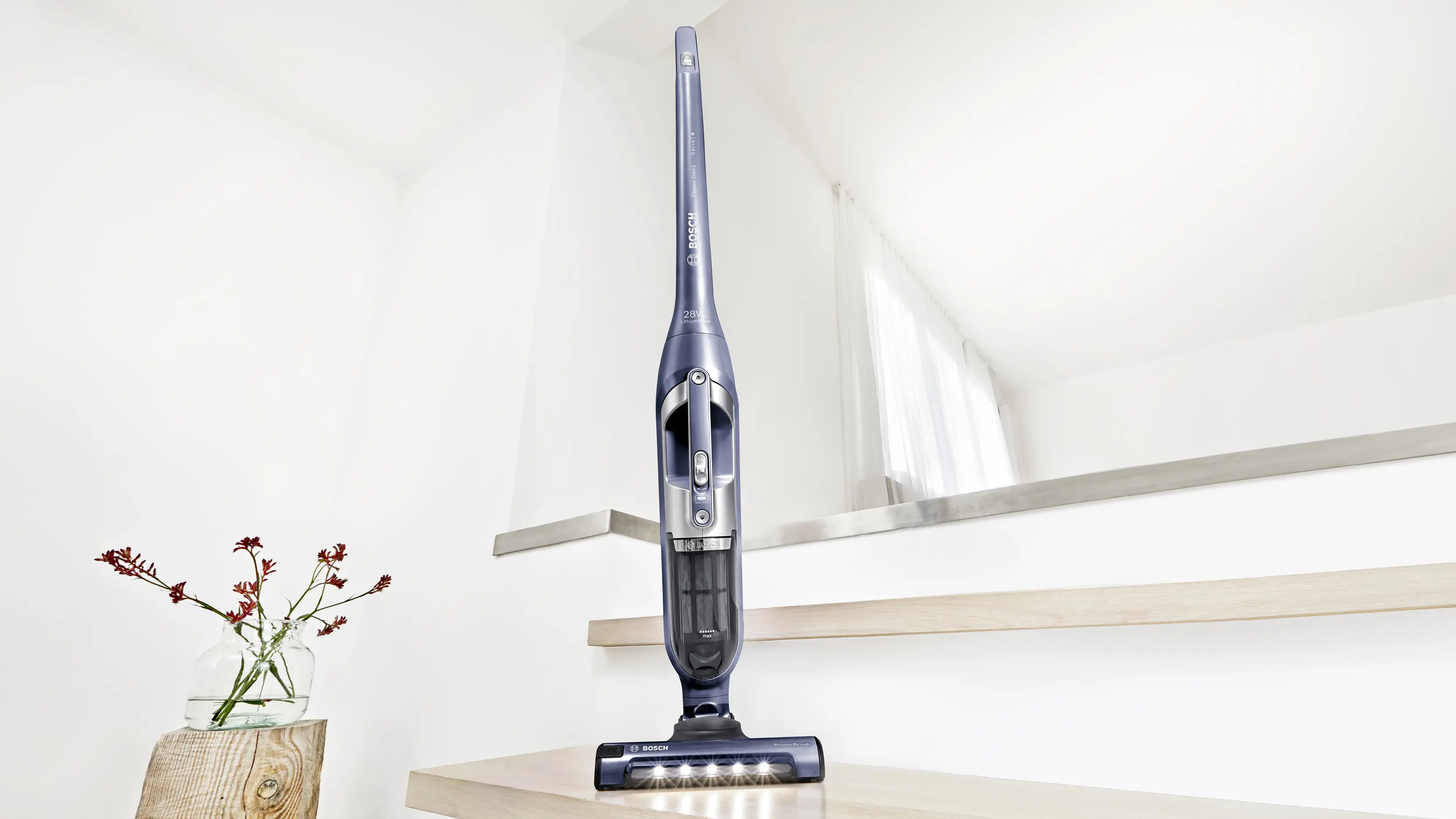 Serie 4 Draadloze steelstofzuiger Flexxo Gen2 28Vmax Blauw