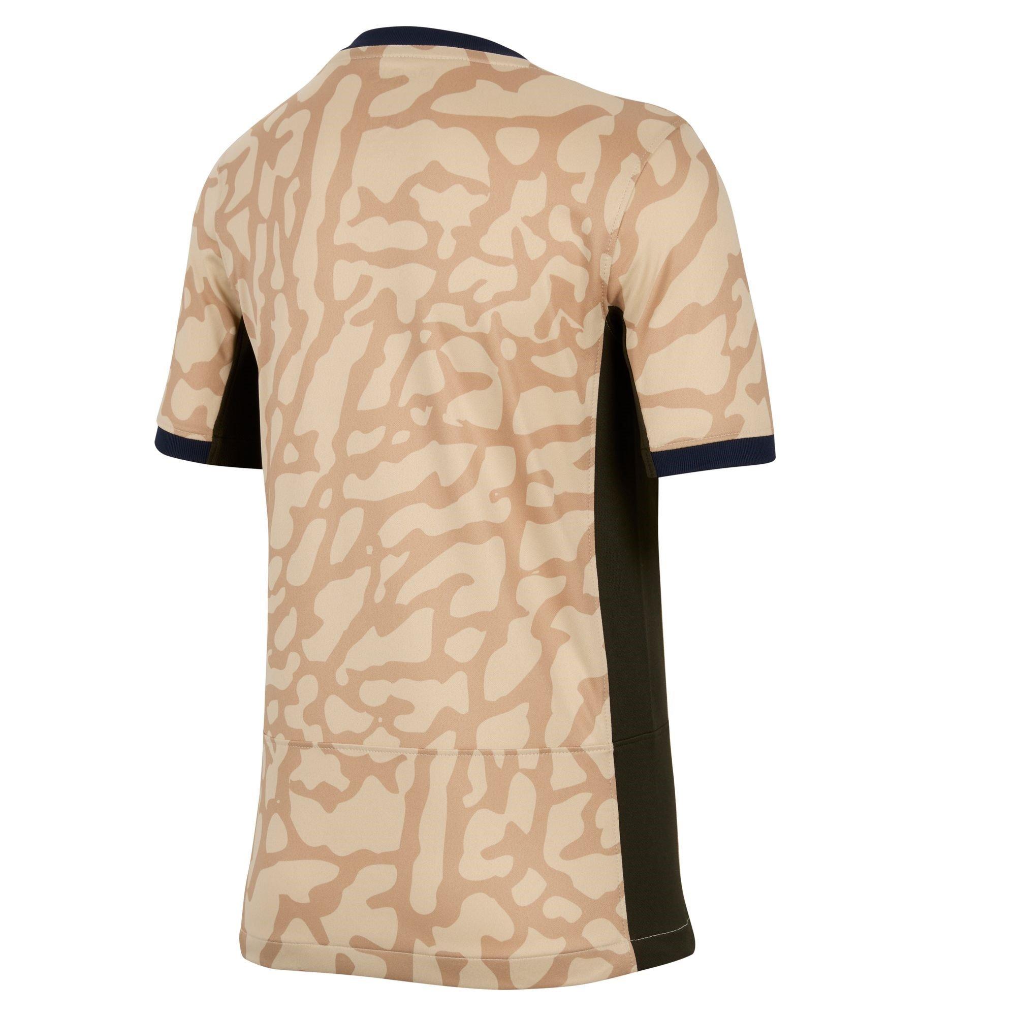 Nike Paris Saint Germain x Jordan Fourth Vapor Match Shirt 2023 2024 Juniors