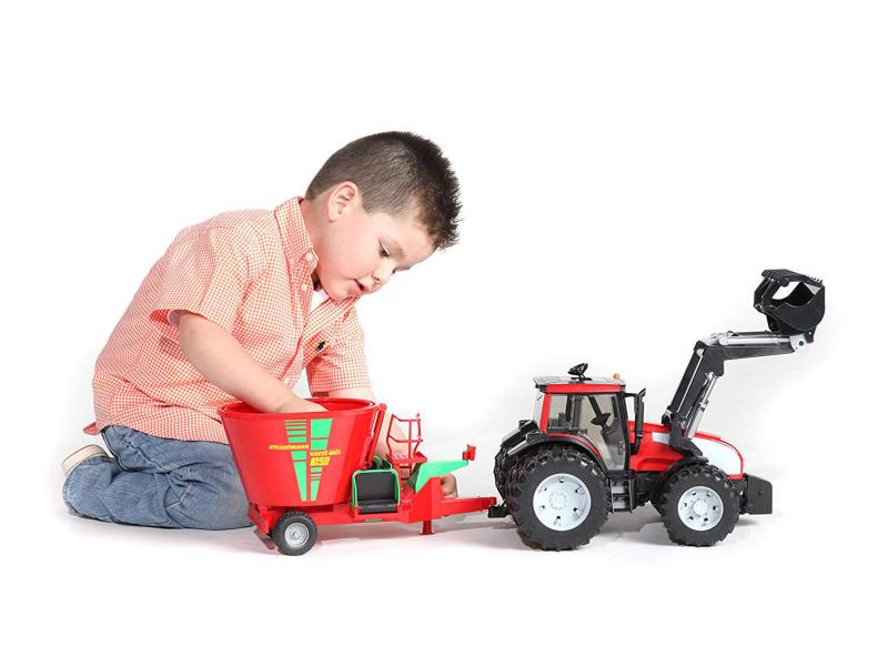 Bruder Spielwaren Landwirtschaftsfahrzeug Strautmann Verti- Spielzeug-Futtermischwagen im Massstab 1:16