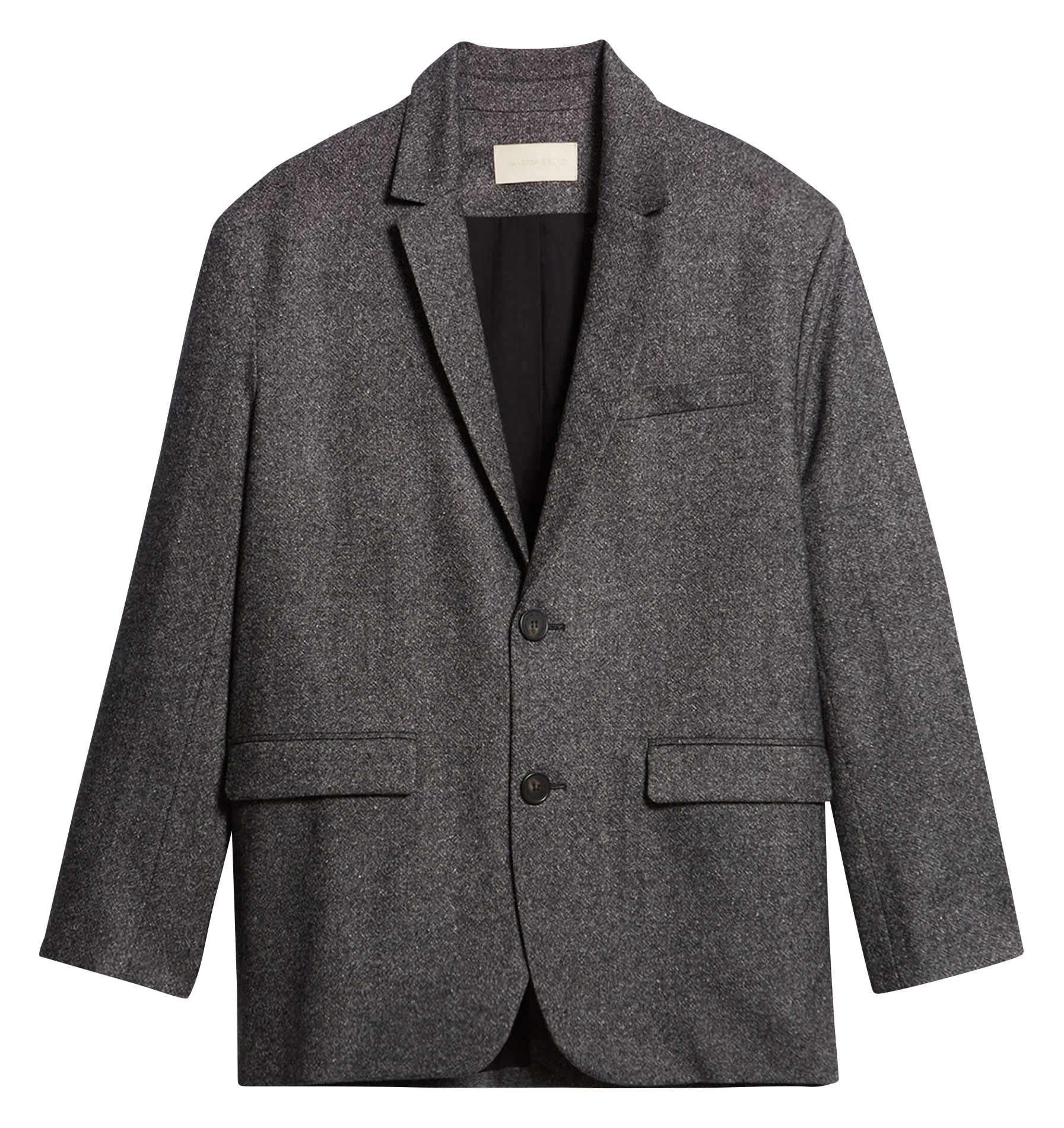 DARIA - Veste de tailleur en coton | Gris