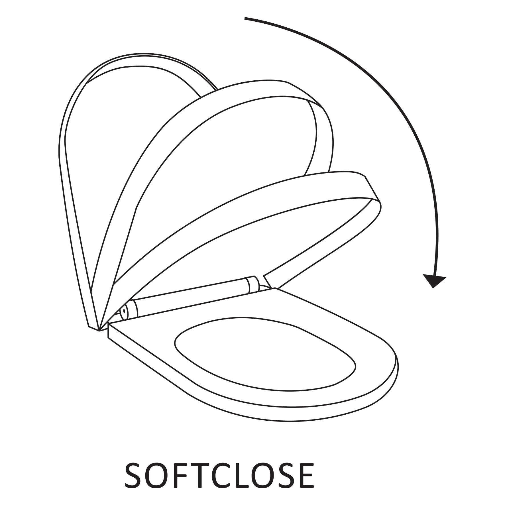 Differnz toiletzitting softclose wit