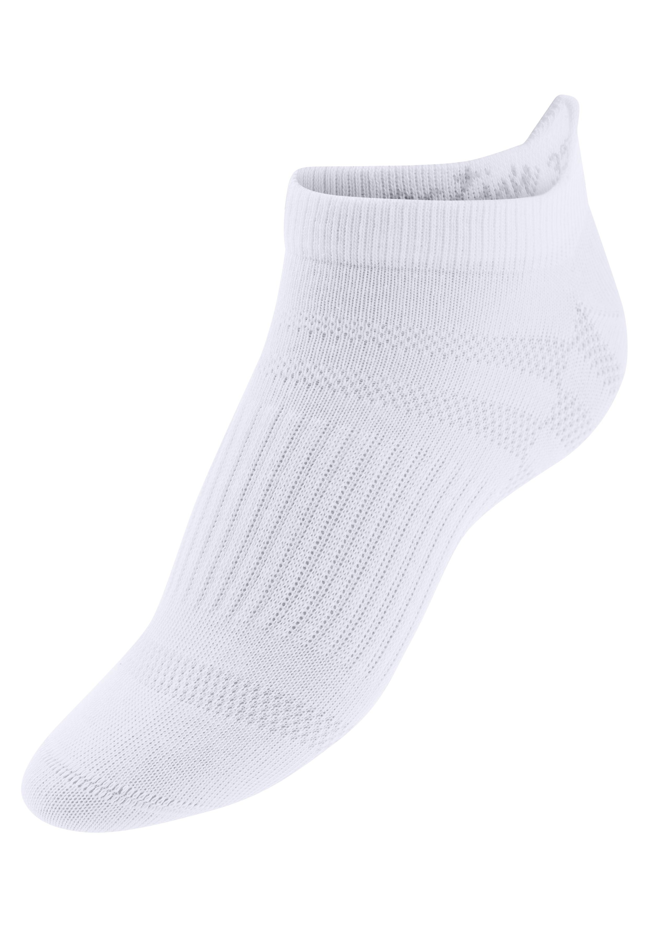 LASCANA ACTIVE Sneakersocken Packung, 7 Stk. tlg. in Piqué-Optik