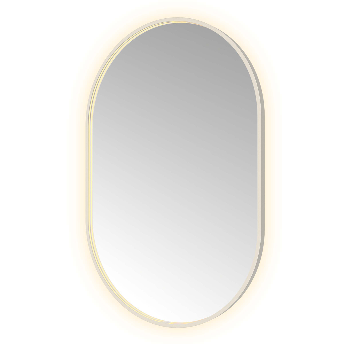 Hotbath &More Oval spiegel ovaal 80x120cm RVS
