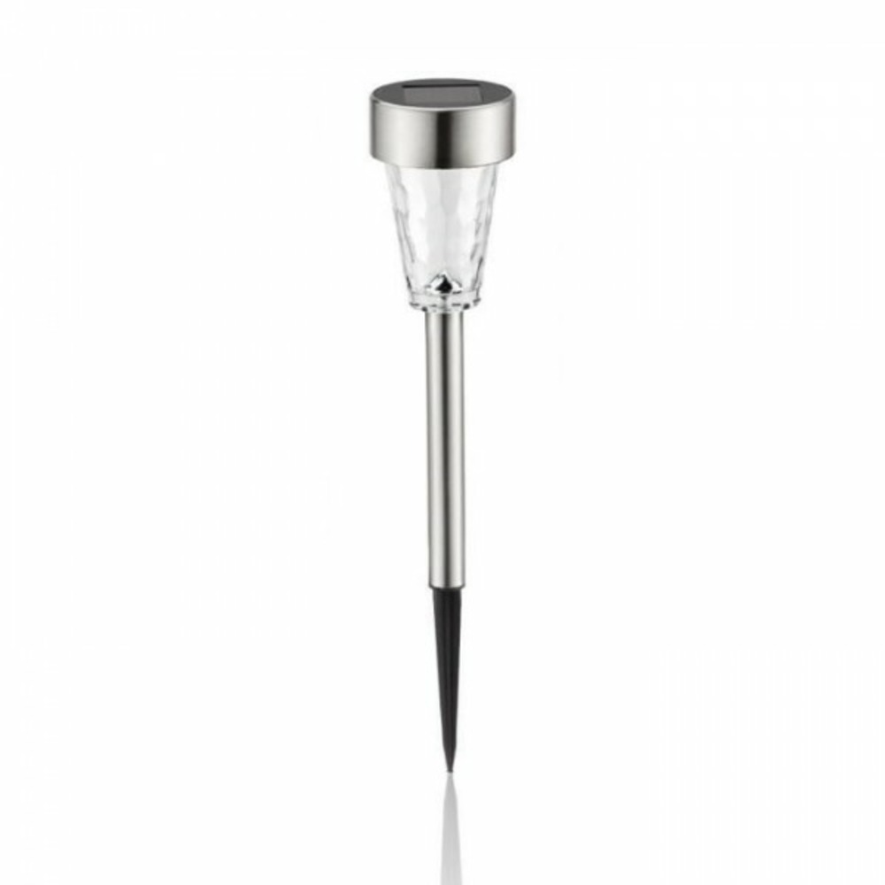 Lot de 5 lanternes solaire - inox - 7 lumens