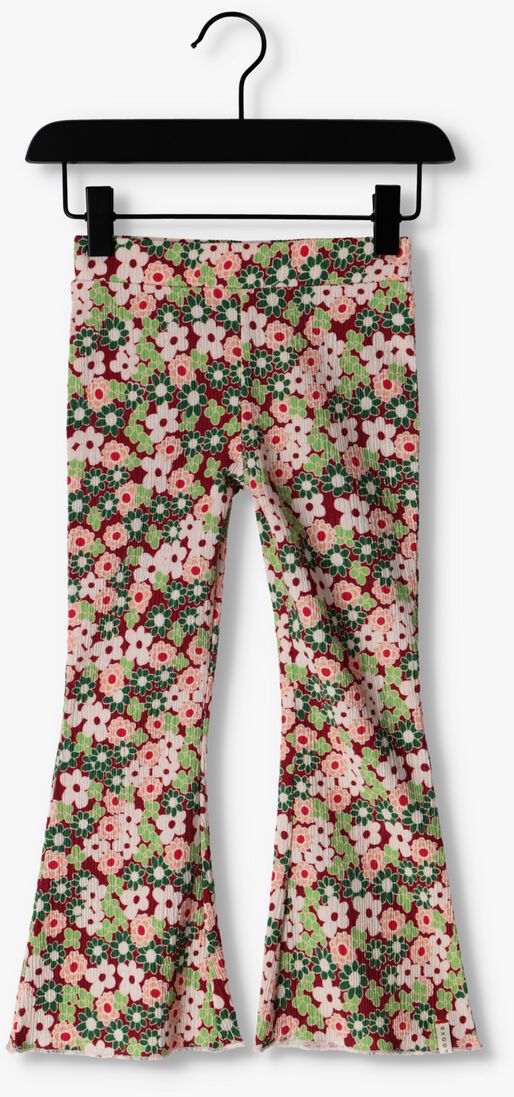 LOOXS multi looxs flared broek crincle floral flared pants
