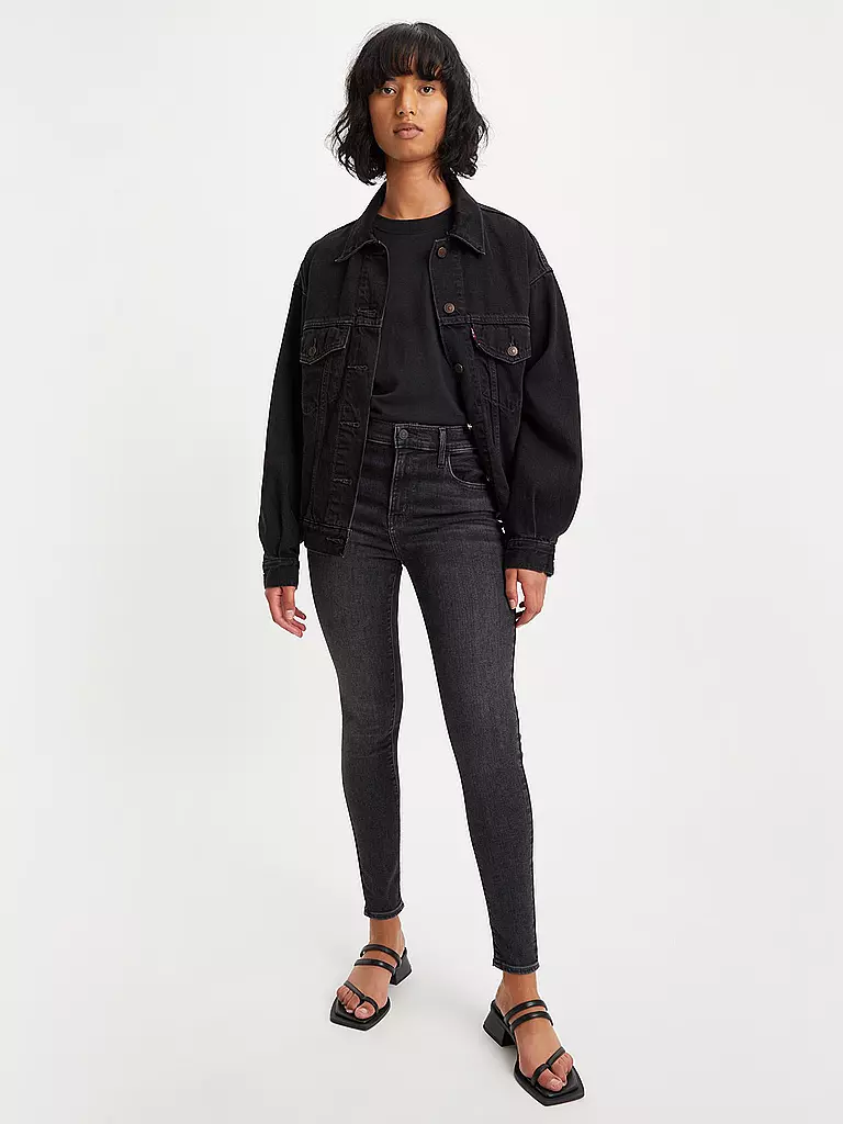LEVI'S® Highwiast Jeans 720 HIRISE SUPER SKINNY schwarz