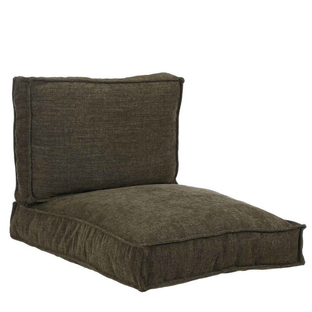 In the mood coussin de jardin ibiza - 60x80x12 cm - pe - vert - set de 2