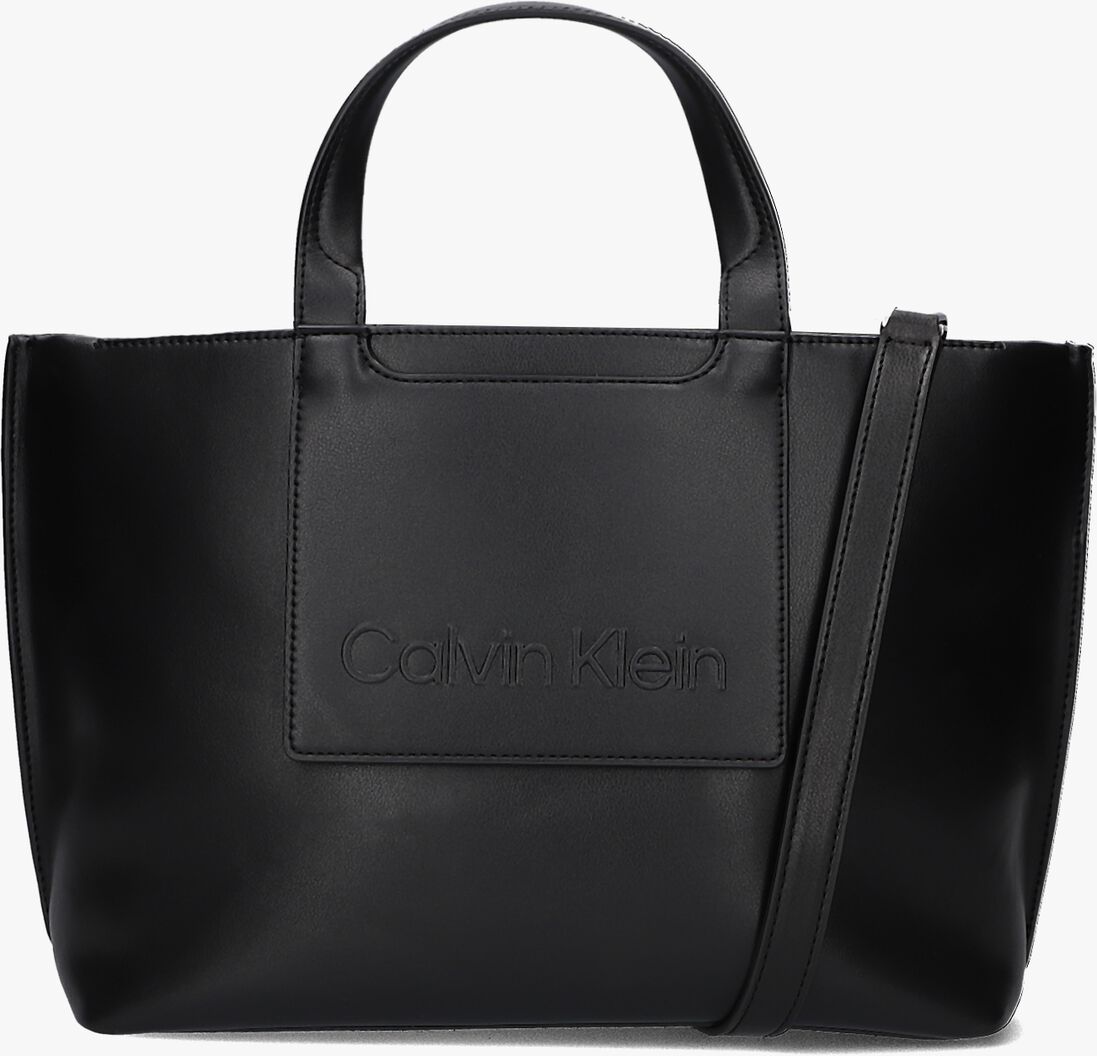 CALVIN KLEIN zwarte calvin klein handtas ck set tote medium