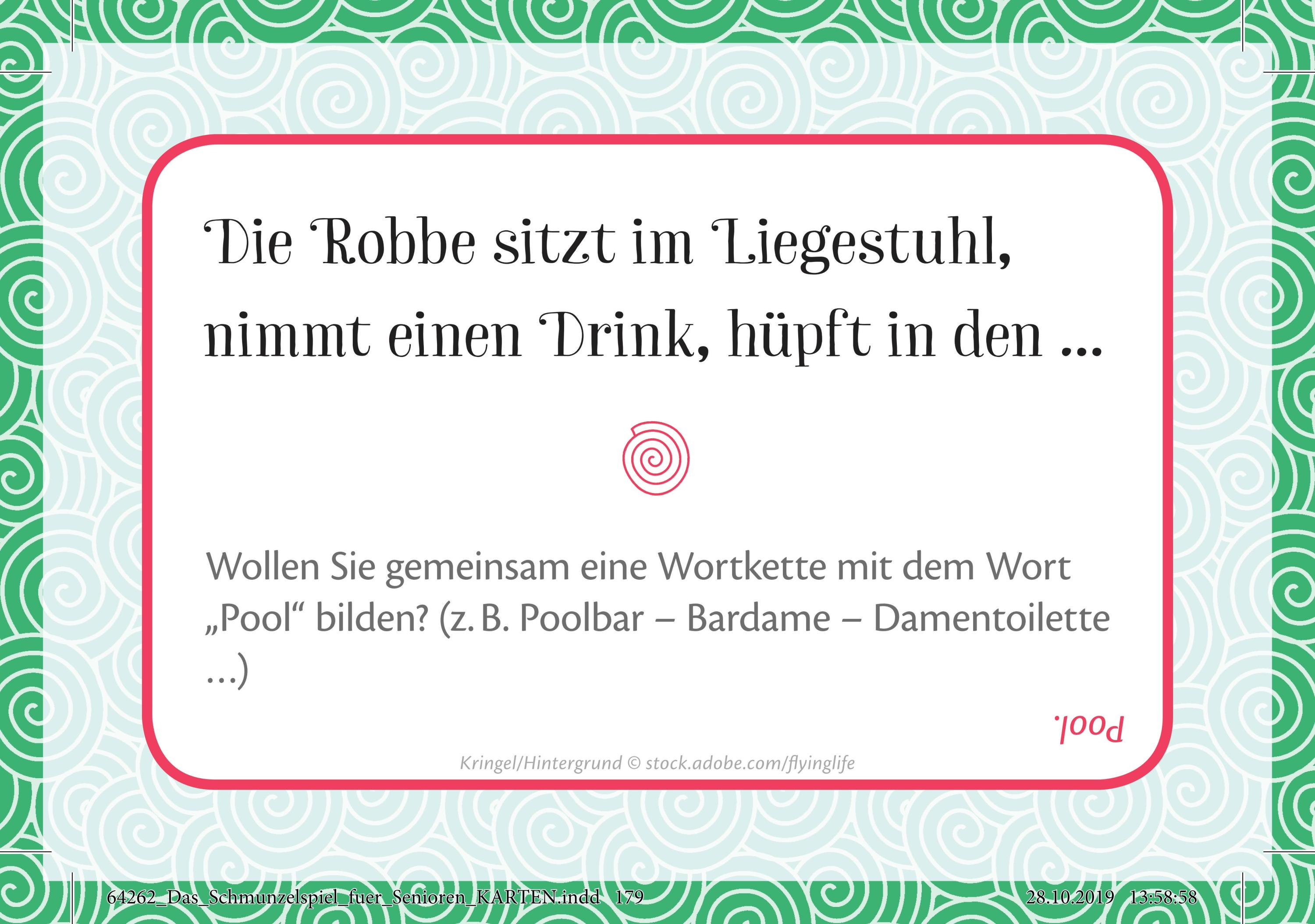 Das Schmunzelspiel für Senioren