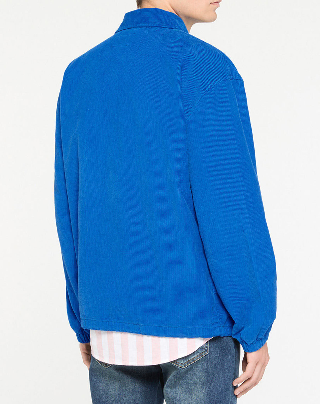 Tommy Jeans Veste Corduroy Coach bleue