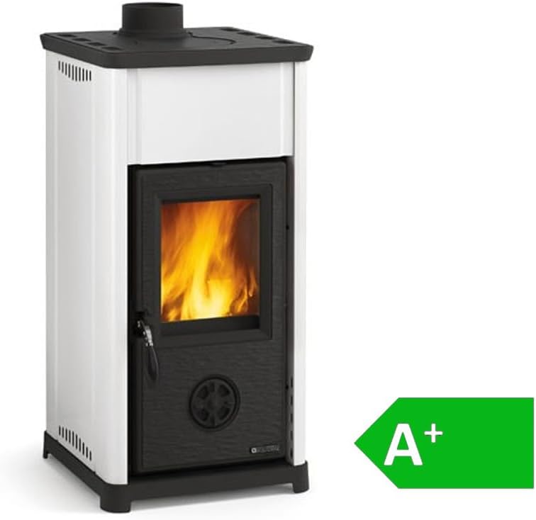 Kaminofen Tea Weiss 6,6 kW La Nordica Holzofen Ofen Heizen